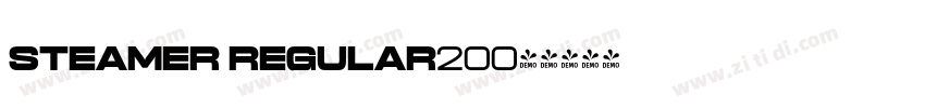 STEAMER REGULAR200磅字体转换